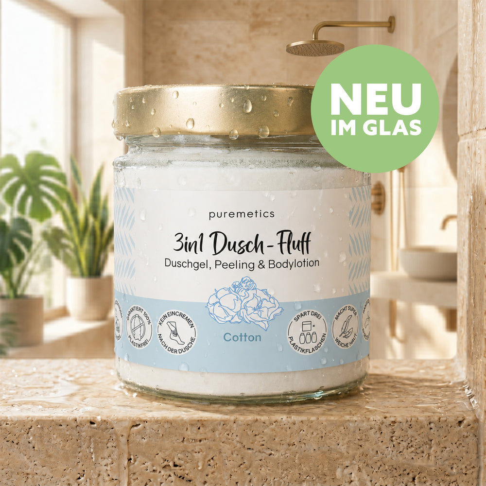 Besondere Kosmetik, die im Regal auffällt.