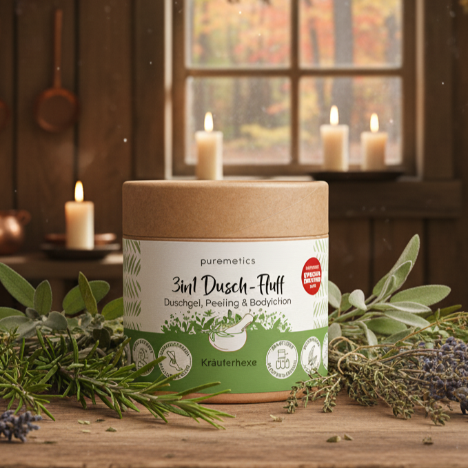 3in1 Dusch-Fluff 'Kräuterhexe'