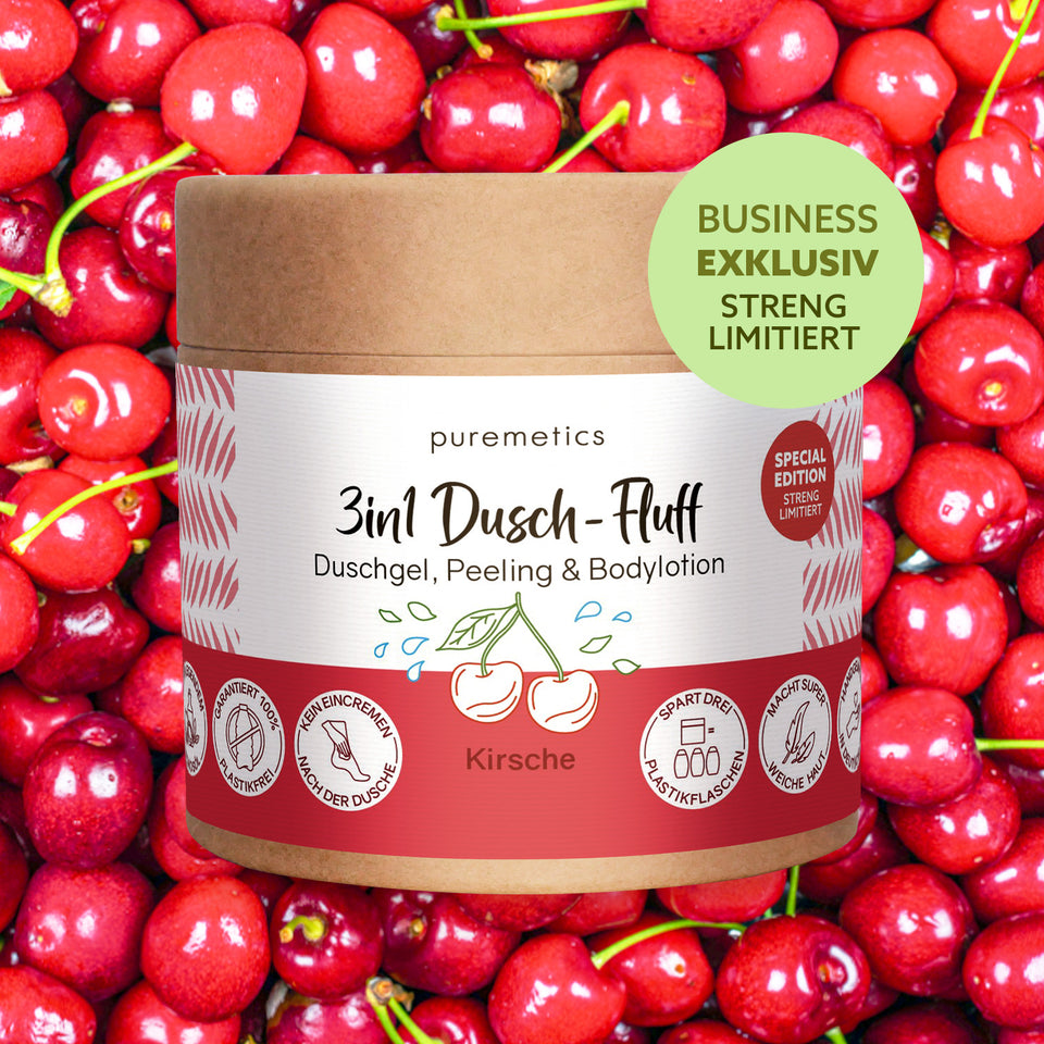 3in1 Dusch-Fluff 'Kirsche'