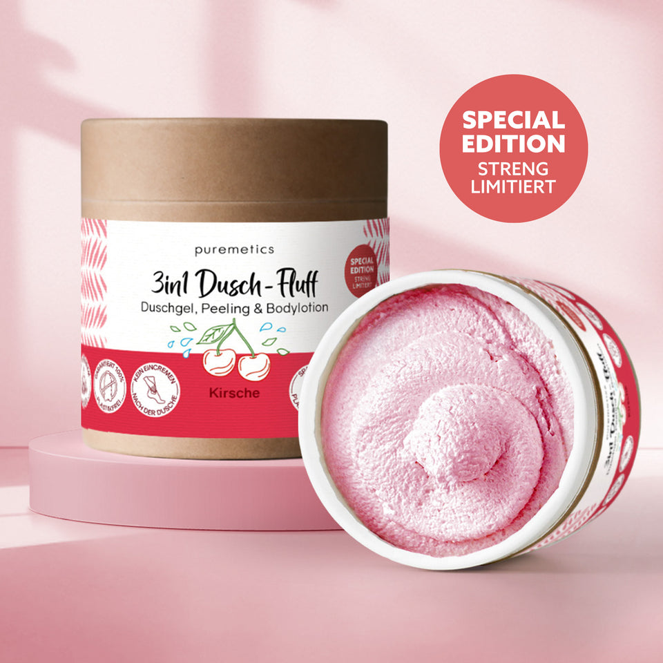 3in1 Dusch-Fluff 'Kirsche'