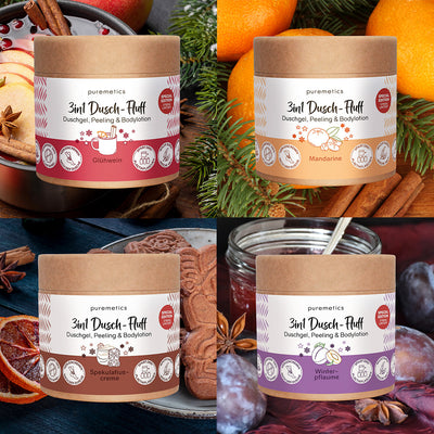 3in1 shower fluff 'Winter Edition 2025'