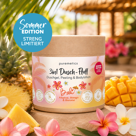 3in1 shower fluff 'watermelon'