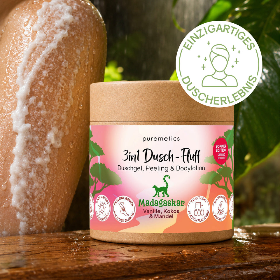 3in1 shower fluff 'watermelon'