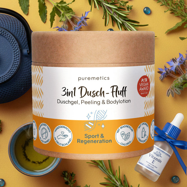 3in1 shower fluff 'mulled wine'