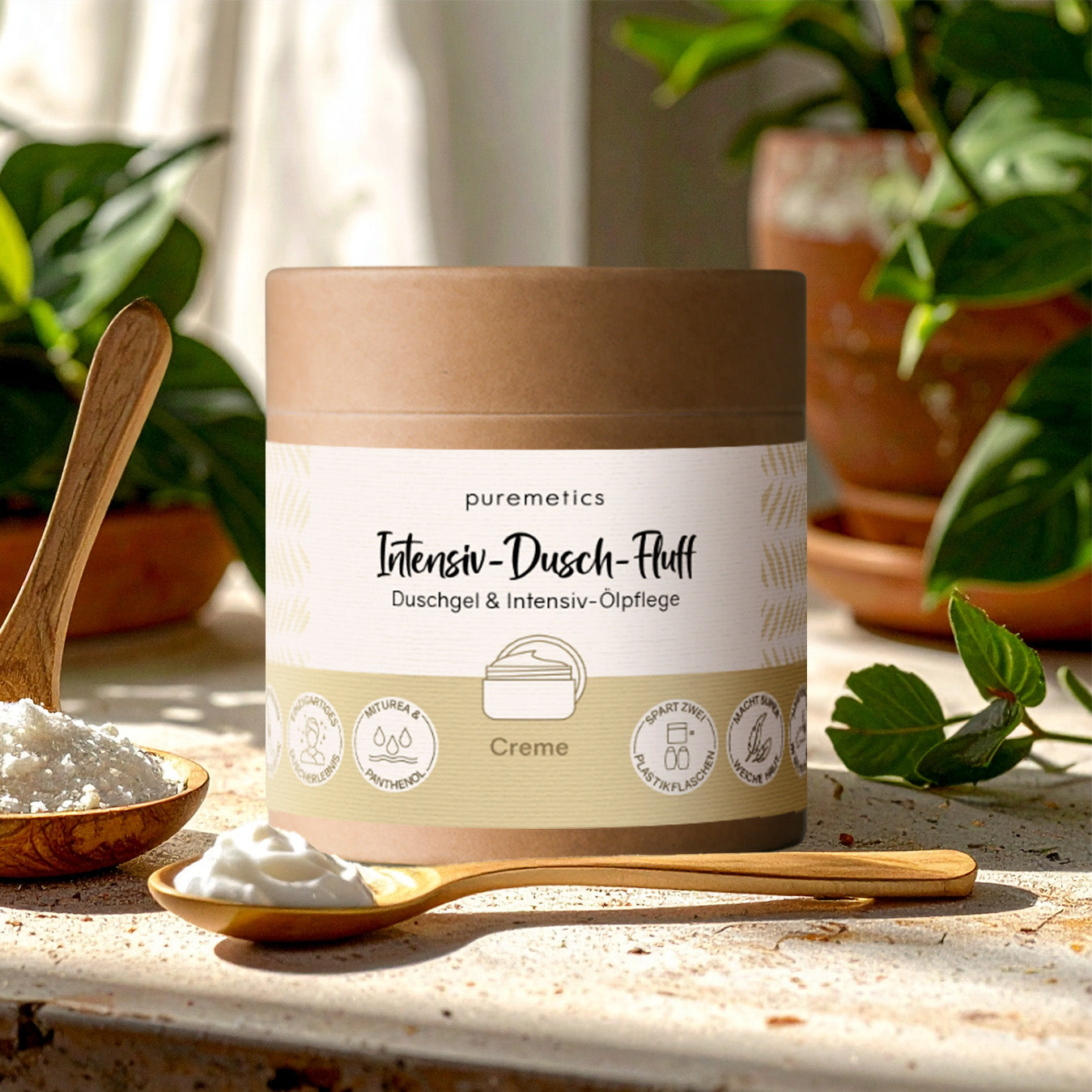 3in1 intensive shower fluff 'Shea Care'