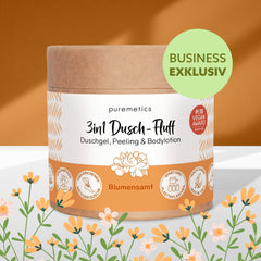 3in1 shower fluff 'almond milk'