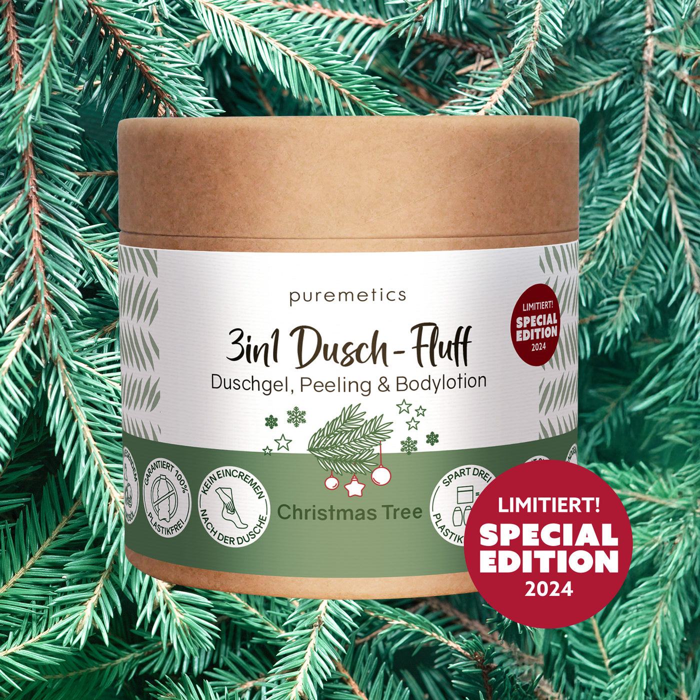 3in1 Dusch-Fluff 'Christmas Tree'