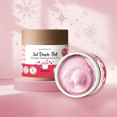 3in1 shower fluff 'mulled wine'