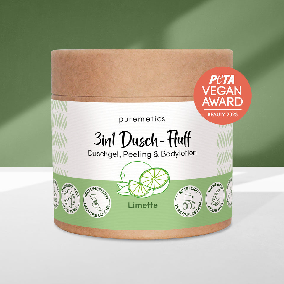 3in1 Dusch-Fluff 'Limette'