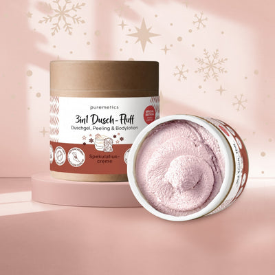 3in1 shower fluff 'Mandarin'