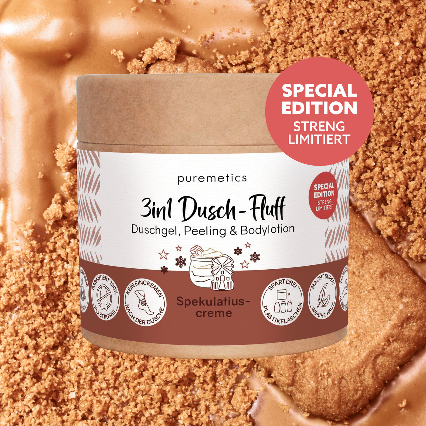 3in1 shower fluff 'Winter Edition 2025'
