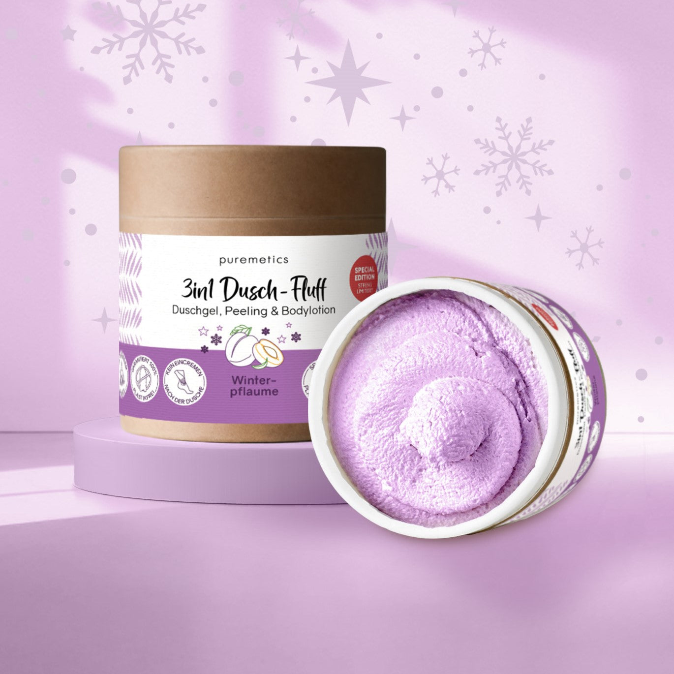 3in1 shower fluff 'mulled wine'