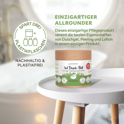 3in1 Dusch-Fluff 'Kräuterhexe'