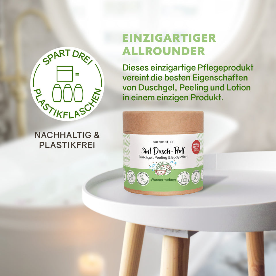 3in1 Dusch-Fluff 'Wassermelone'