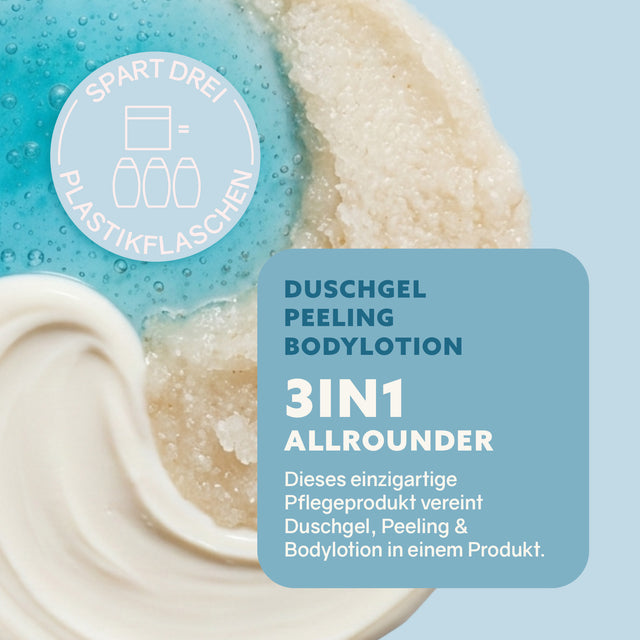 3in1 Dusch-Fluff 'Cotton' - Glas