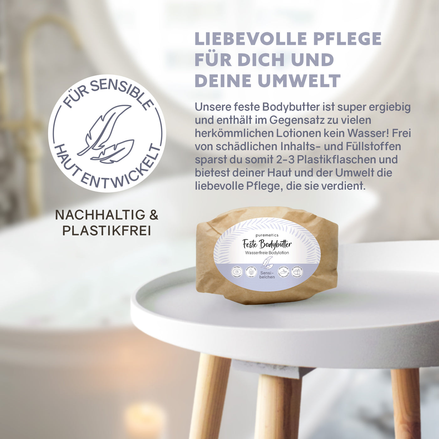 Feste Bodybutter 'Verschiedene Sorten'