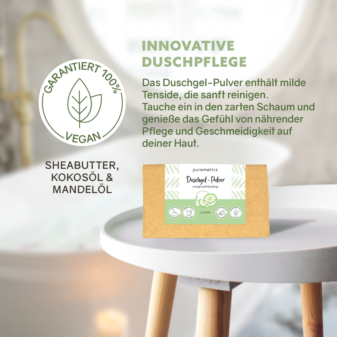 Gel douche en poudre 'Lime'