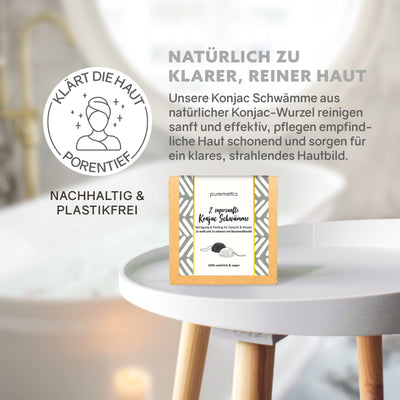 Konjac Schwämme '2 Stück'