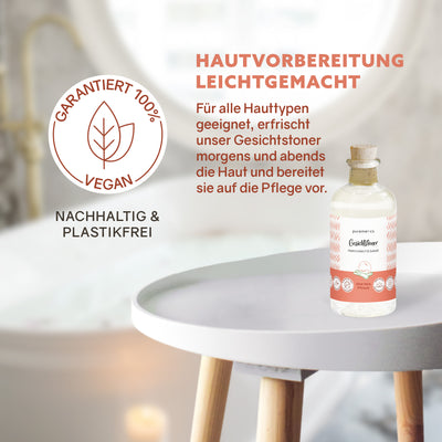Gesichtstoner 'Aloe Vera Pfirsich'
