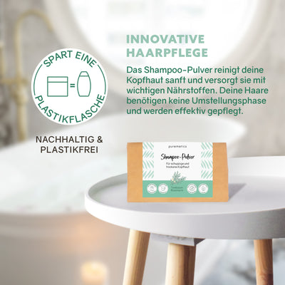 Shampoo powder 'Tea tree rosemary'
