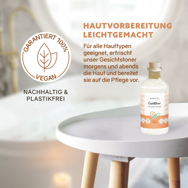 Lotion tonique pour le visage « Concombre-Orange »