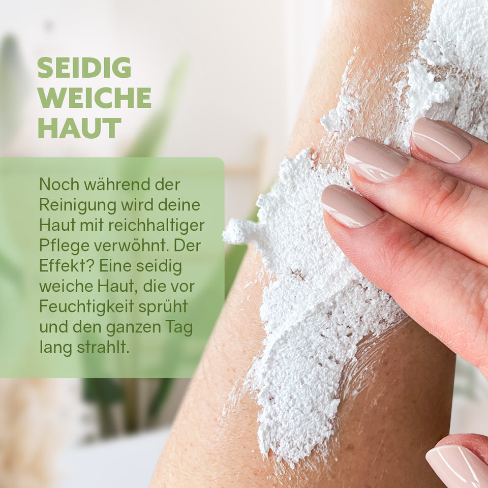 3in1 Dusch-Fluff 'Limette' - Glas