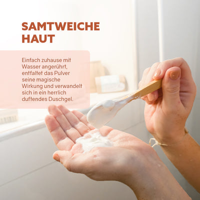 Gel douche en poudre 'Lait d'amande'