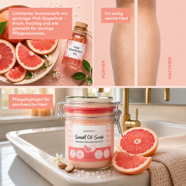 Seasalt Oil-Scrub 'Pink Grapefruit'
