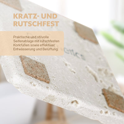 Soap Dish 'Travertine Stone'