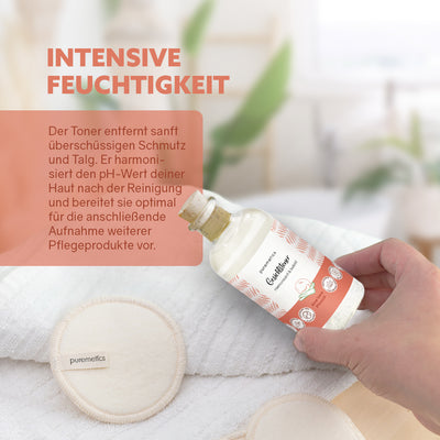 Gesichtstoner 'Aloe Vera Pfirsich'