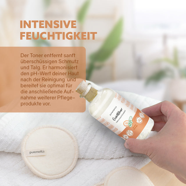 Lotion tonique pour le visage « Concombre-Orange »