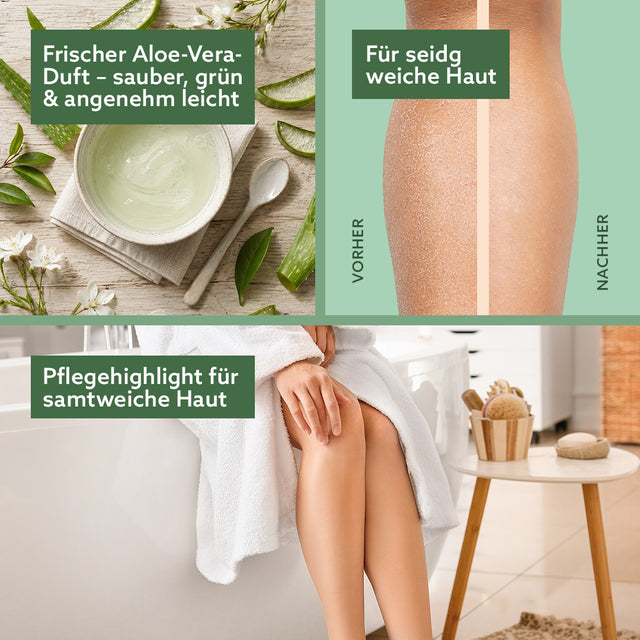 3in1 Intensiv-Dusch-Fluff 'Aloe Vera'