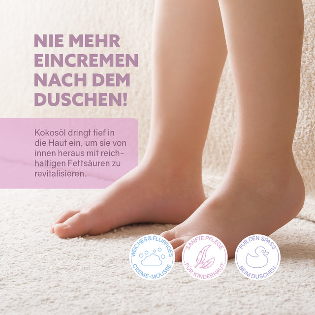 Mousse de douche 'Sans exfoliant - Différentes variétés'