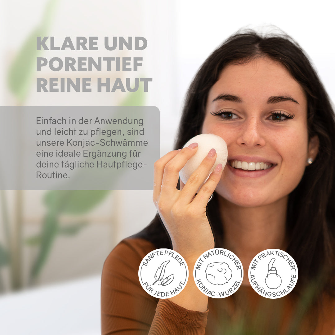 Konjac Schwämme '2 Stück'