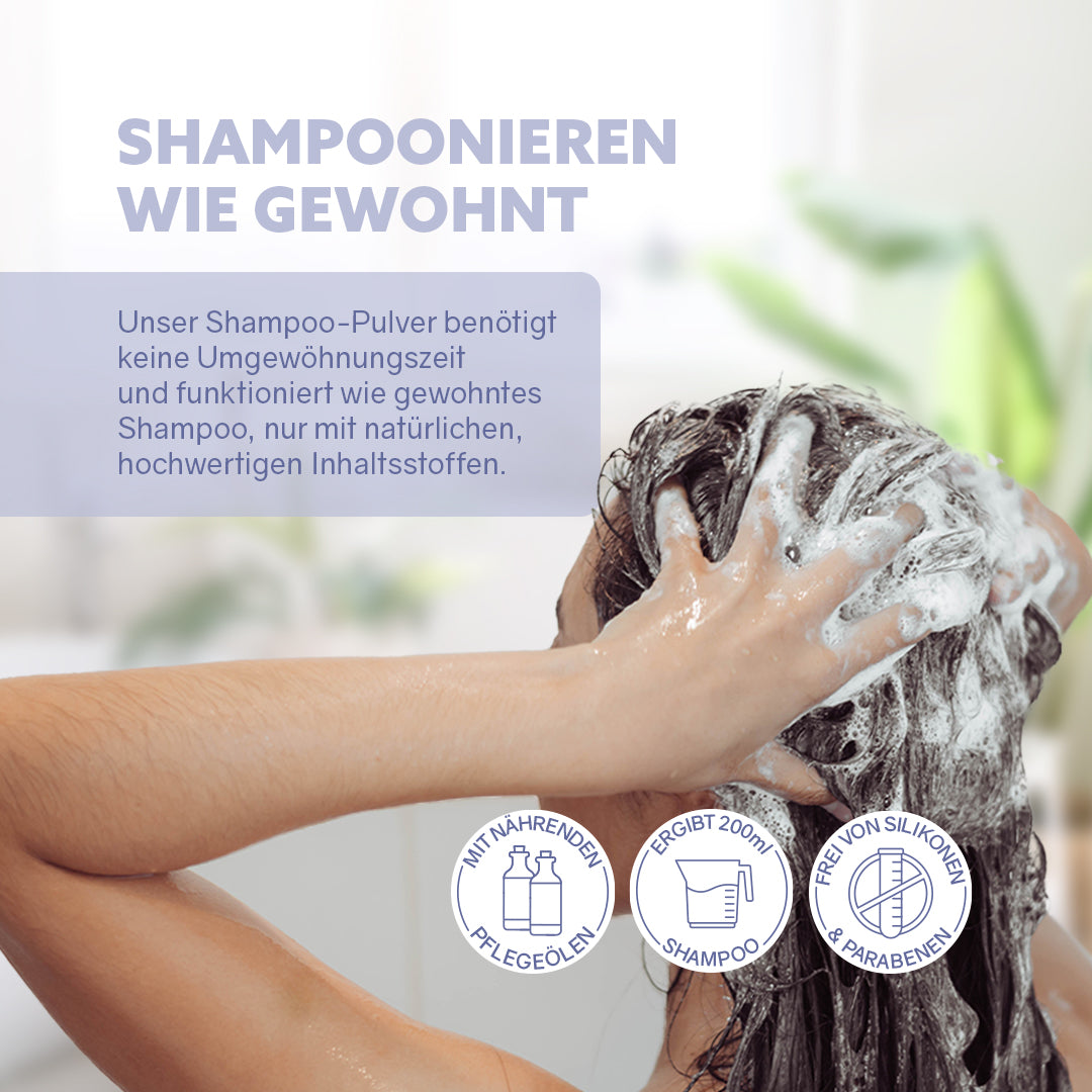 puremetics shampoo powder 'sensitive'