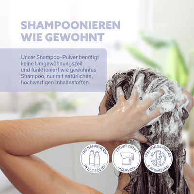 puremetics shampoo powder 'sensitive'