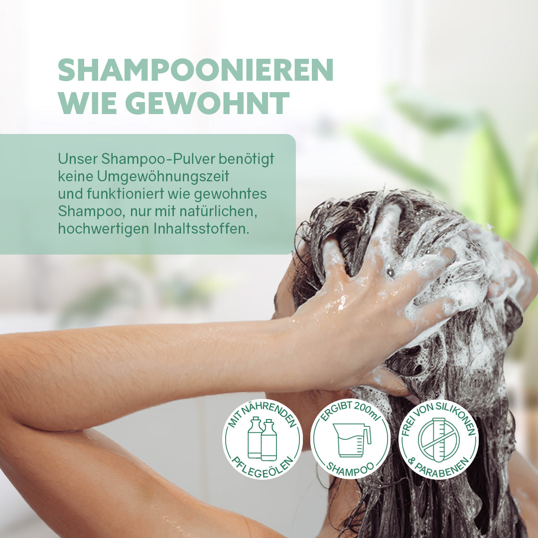 Shampoo powder 'Tea tree rosemary'