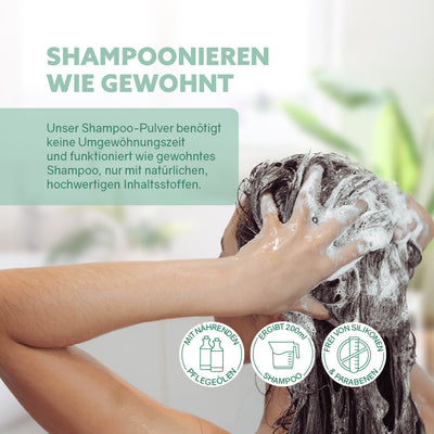 Shampoo powder 'Tea tree rosemary'