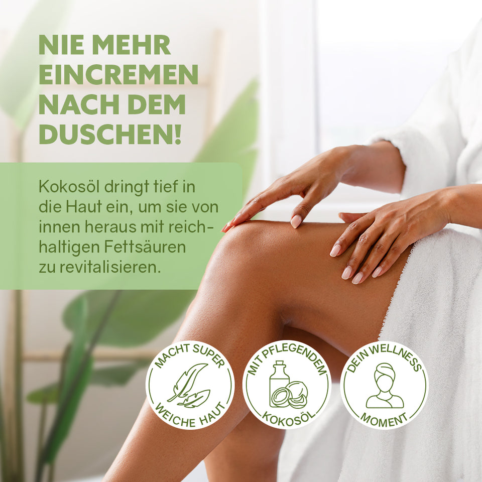 3in1 Dusch-Fluff 'Limette' - Glas