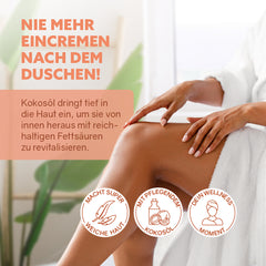 3in1 Dusch-Fluff 'Mandelmilch' - Glas