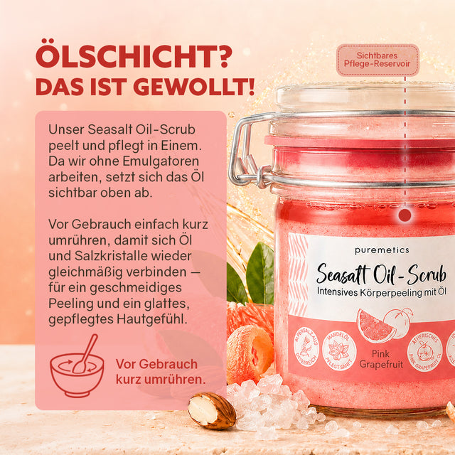 Seasalt Oil-Scrub 'Pink Grapefruit'