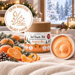 3in1 Dusch-Fluff 'Mandarine Atlas: Mandarine, Orange & Atlas-Zeder'