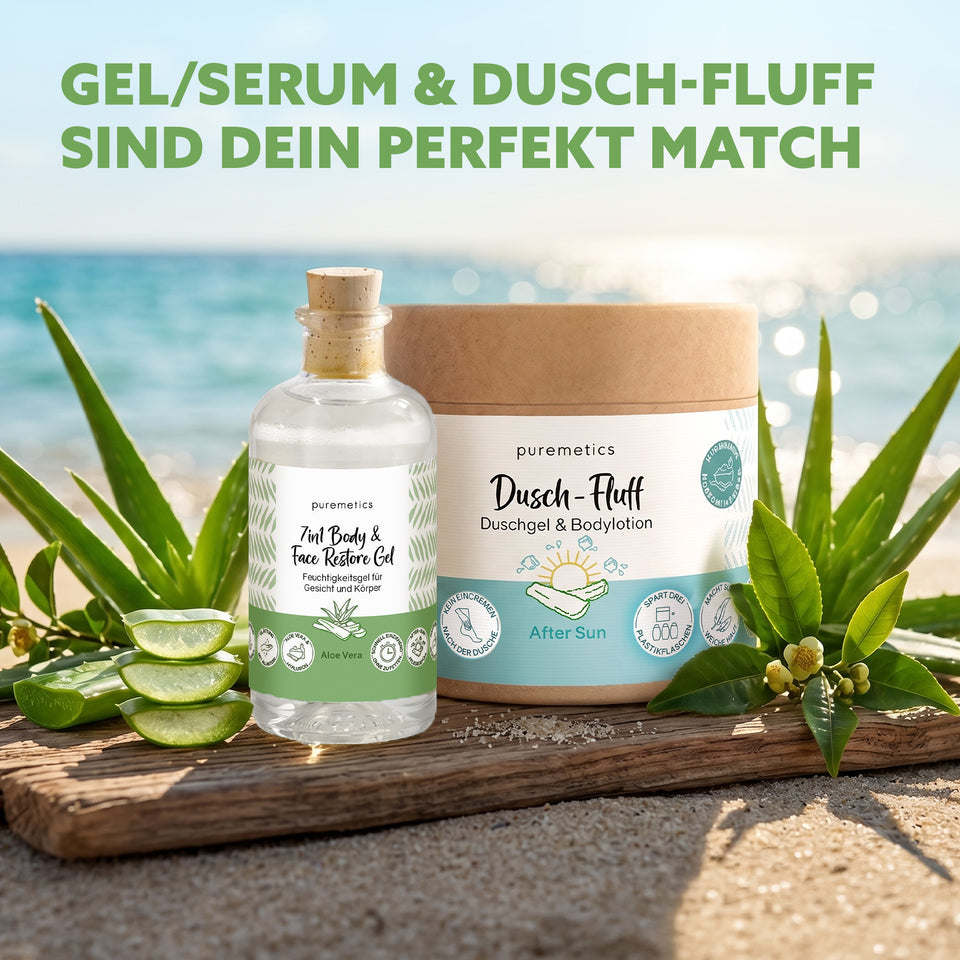 3in1 shower fluff 'Sensitive'