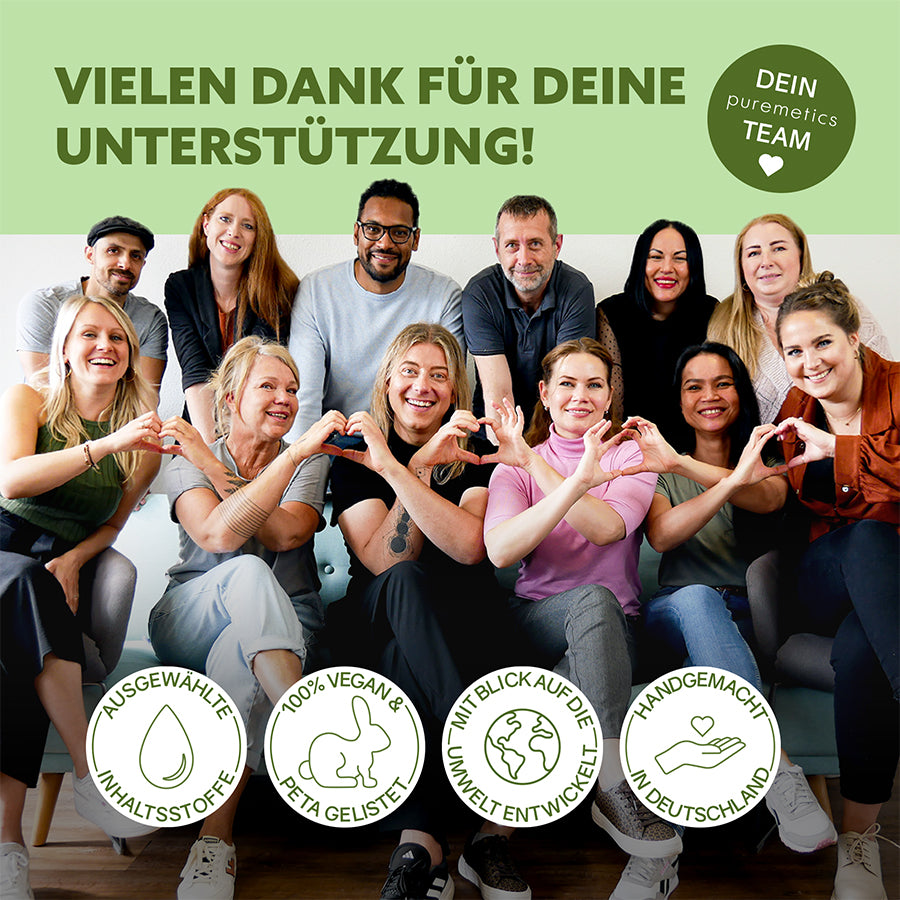 3in1 Dusch-Fluff 'Limette' - Glas