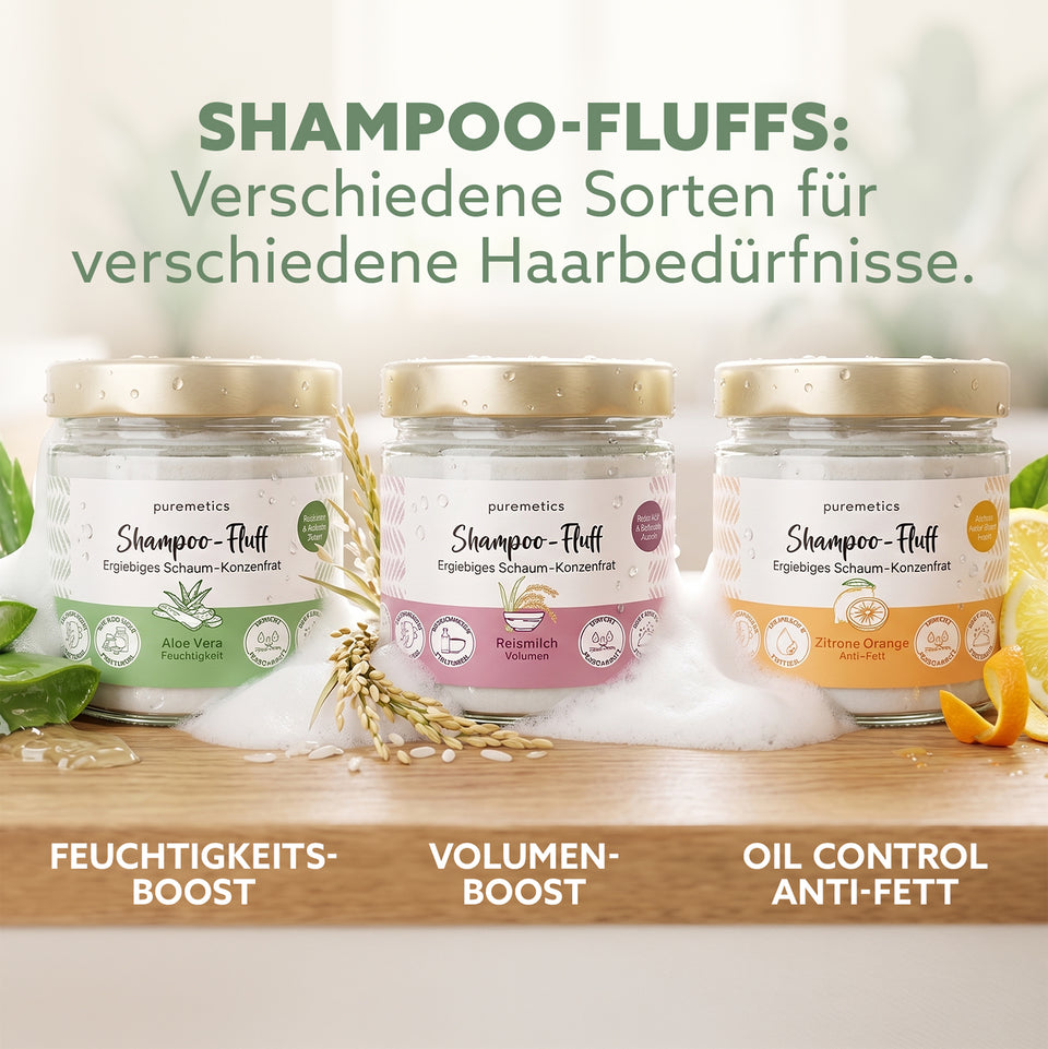 3in1 shower fluff 'almond milk'