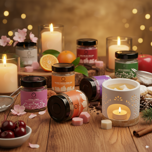 Scentmelts Raumduft-Wachs '10 Stück im Glas'