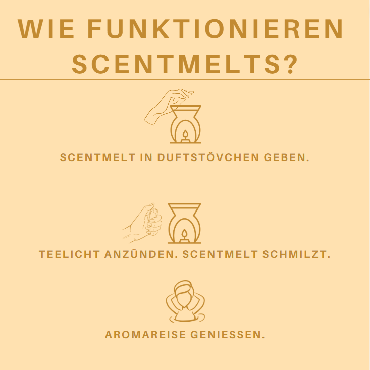 Scentmelts Raumduft-Wachs '10 Stück im Glas'