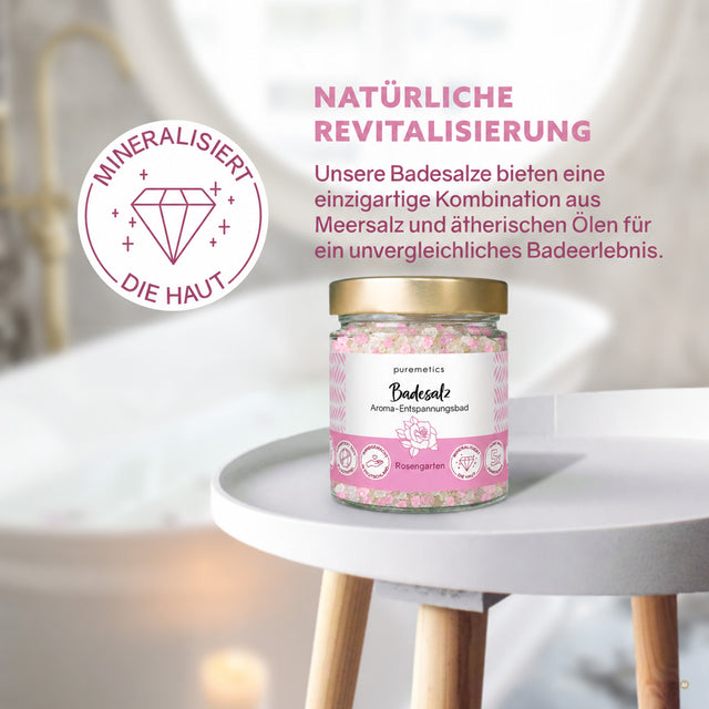 Badesalz 'Rosengarten'