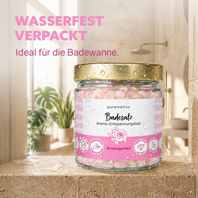 Badesalz 'Rosengarten'