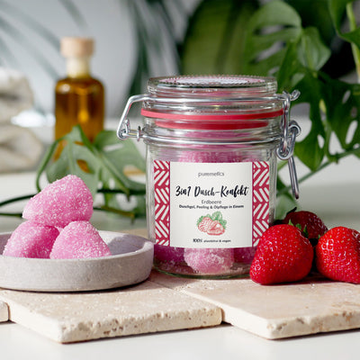 Confiserie de douche 3en1 'fraise'